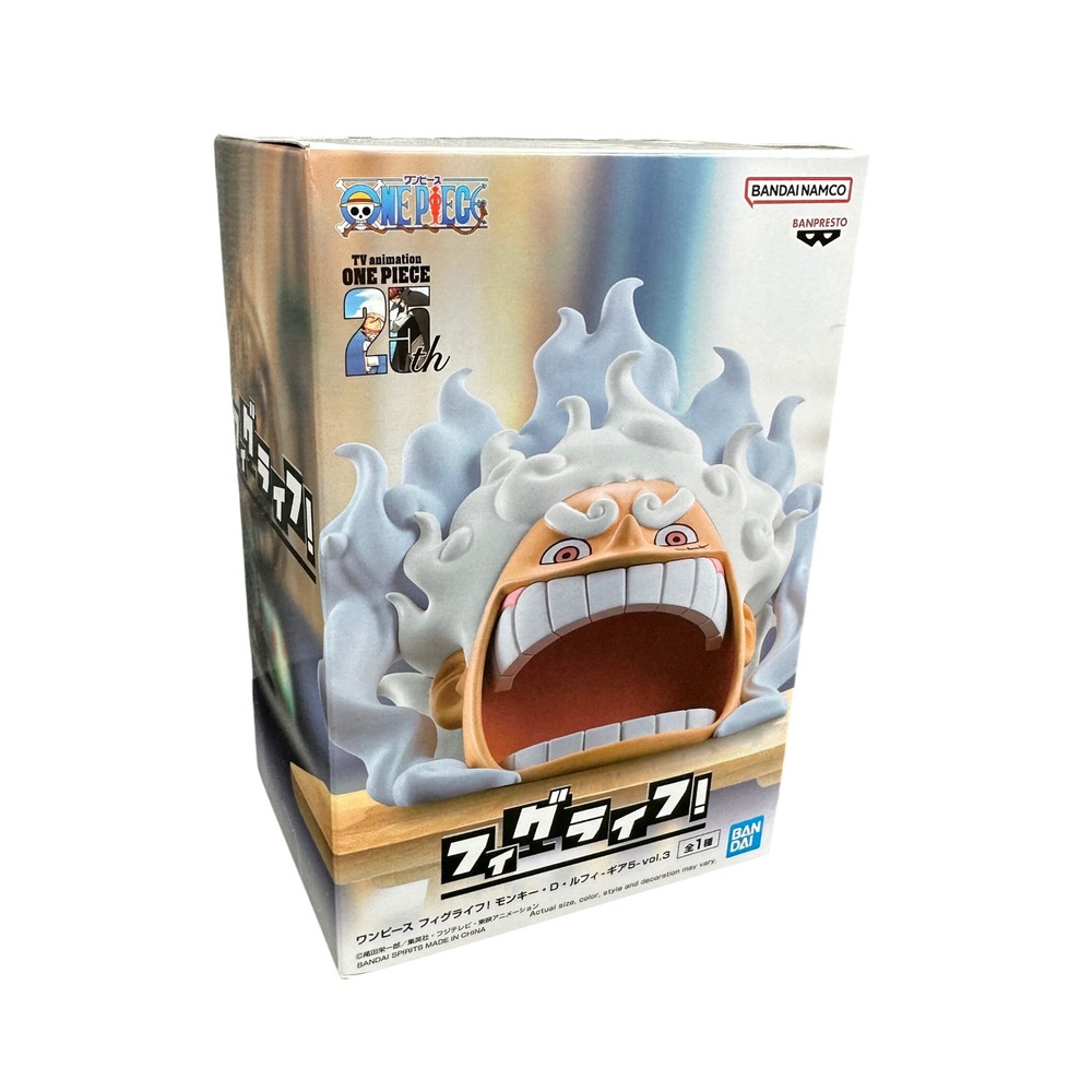 One Piece Banpresto Figuralife Monkey D Luffy Gear 5 Vol 3 Sun God Nika Figure